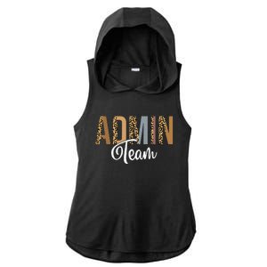 Admin Squad School Admin Team Principal Administrator Ladies PosiCharge Tri-Blend Wicking Draft Hoodie Tank