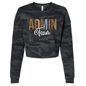 Admin Squad School Admin Team Principal Administrator Cropped Pullover Crew