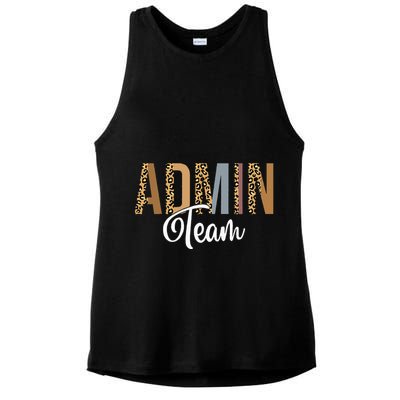 Admin Squad School Admin Team Principal Administrator Ladies PosiCharge Tri-Blend Wicking Tank
