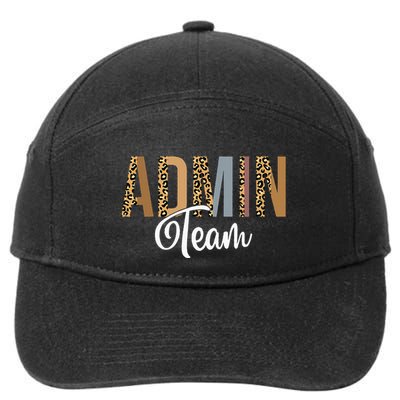 Admin Squad School Admin Team Principal Administrator 7-Panel Snapback Hat