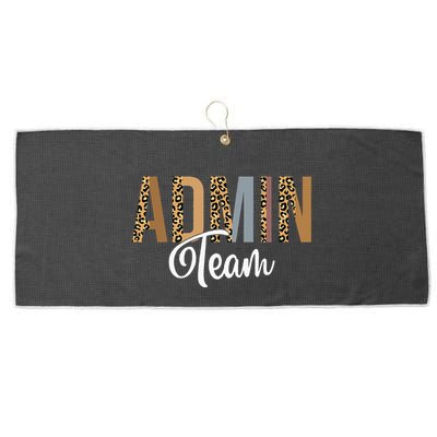Admin Squad School Admin Team Principal Administrator Large Microfiber Waffle Golf Towel