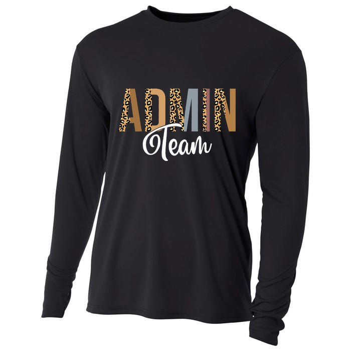 Admin Squad School Admin Team Principal Administrator Cooling Performance Long Sleeve Crew