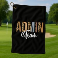 Admin Squad School Admin Team Principal Administrator Golf Towel