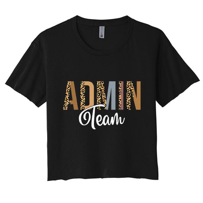 Admin Squad School Admin Team Principal Administrator Crop Top