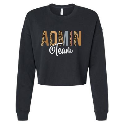 Admin Squad School Admin Team Principal Administrator Cropped Pullover Crew