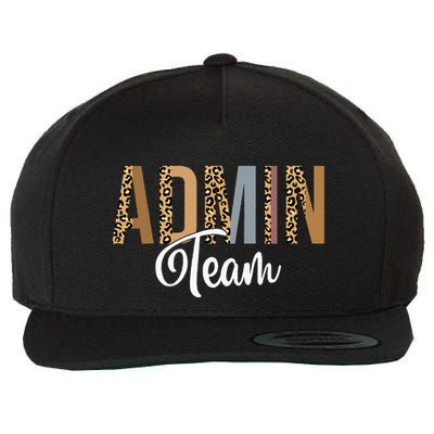 Admin Squad School Admin Team Principal Administrator Wool Snapback Cap