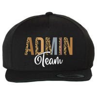 Admin Squad School Admin Team Principal Administrator Wool Snapback Cap