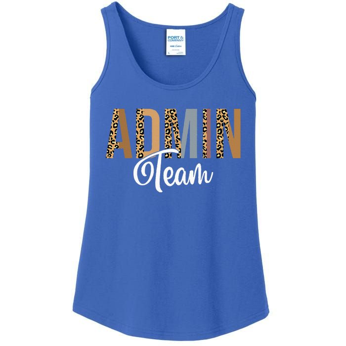 Admin Squad School Admin Team Principal Administrator Ladies Essential Tank