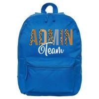 Admin Squad School Admin Team Principal Administrator 16 in Basic Backpack