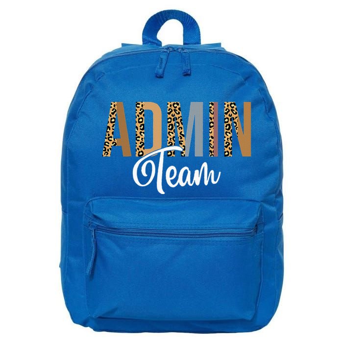 Admin Squad School Admin Team Principal Administrator 16 in Basic Backpack