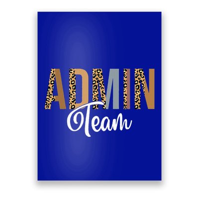Admin Squad School Admin Team Principal Administrator Poster