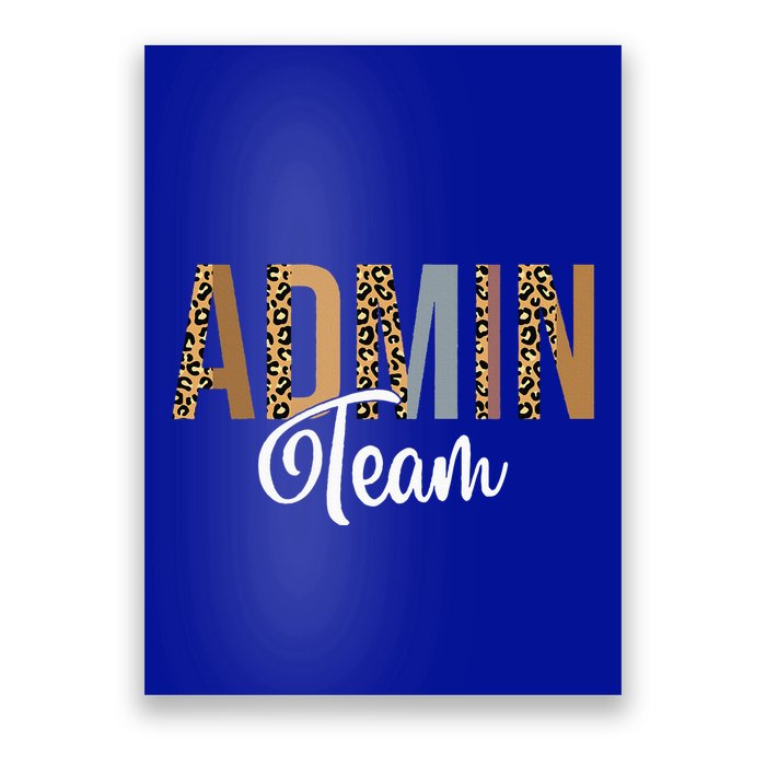 Admin Squad School Admin Team Principal Administrator Poster