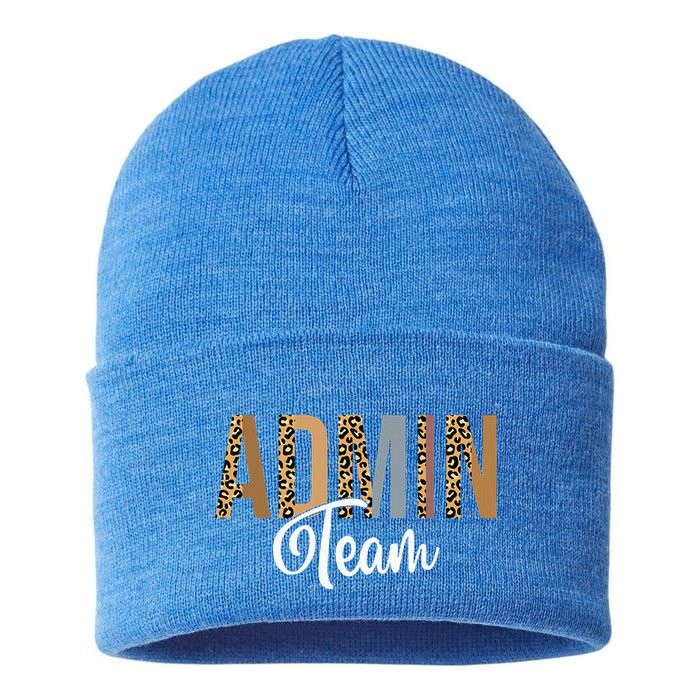 Admin Squad School Admin Team Principal Administrator Sustainable Knit Beanie