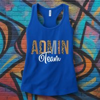 Admin Squad School Admin Team Principal Administrator Womens Tank Top