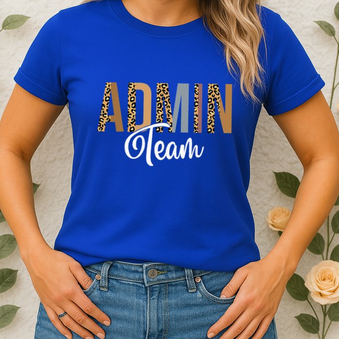 Admin Squad School Admin Team Principal Administrator Womens T-Shirt