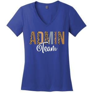 Admin Squad School Admin Team Principal Administrator Women's V-Neck T-Shirt