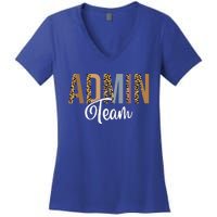 Admin Squad School Admin Team Principal Administrator Women's V-Neck T-Shirt