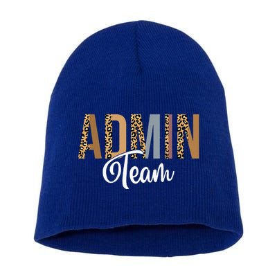 Admin Squad School Admin Team Principal Administrator Short Acrylic Beanie