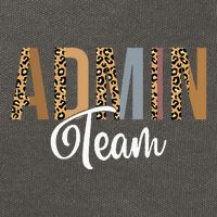 Admin Squad School Admin Team Principal Administrator Cotton Canvas Backpack