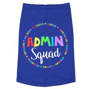 Admin Squad School Assistant Principal Crew Administrator Doggie Tank