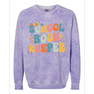 Admin Squad School Assistant Principal School Bookkeeper Colorblast Crewneck Sweatshirt