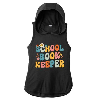 Admin Squad School Assistant Principal School Bookkeeper Ladies PosiCharge Tri-Blend Wicking Draft Hoodie Tank