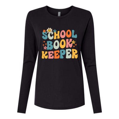 Admin Squad School Assistant Principal School Bookkeeper Womens Cotton Relaxed Long Sleeve T-Shirt