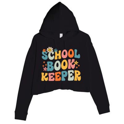 Admin Squad School Assistant Principal School Bookkeeper Crop Fleece Hoodie