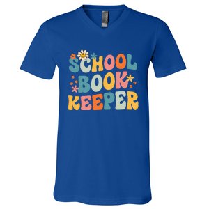 Admin Squad School Assistant Principal School Bookkeeper V-Neck T-Shirt