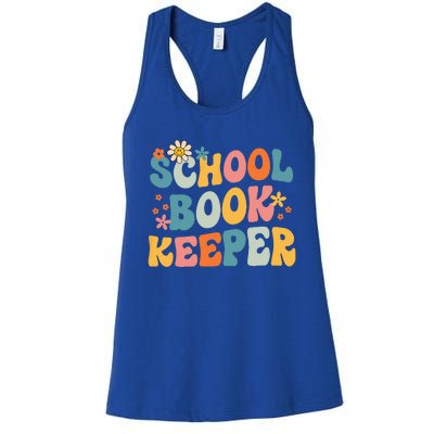 Admin Squad School Assistant Principal School Bookkeeper Women's Racerback Tank