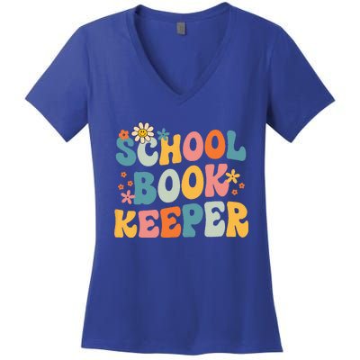 Admin Squad School Assistant Principal School Bookkeeper Women's V-Neck T-Shirt