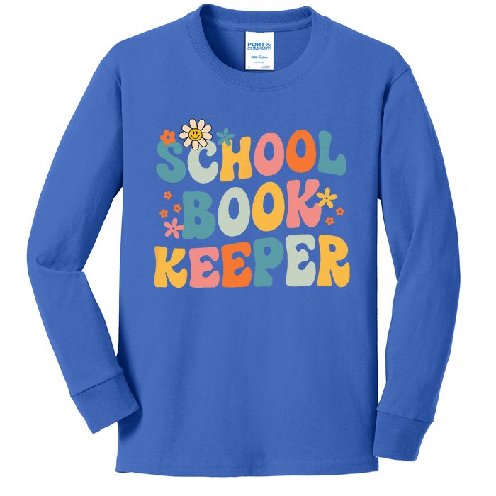 Admin Squad School Assistant Principal School Bookkeeper Kids Long Sleeve Shirt