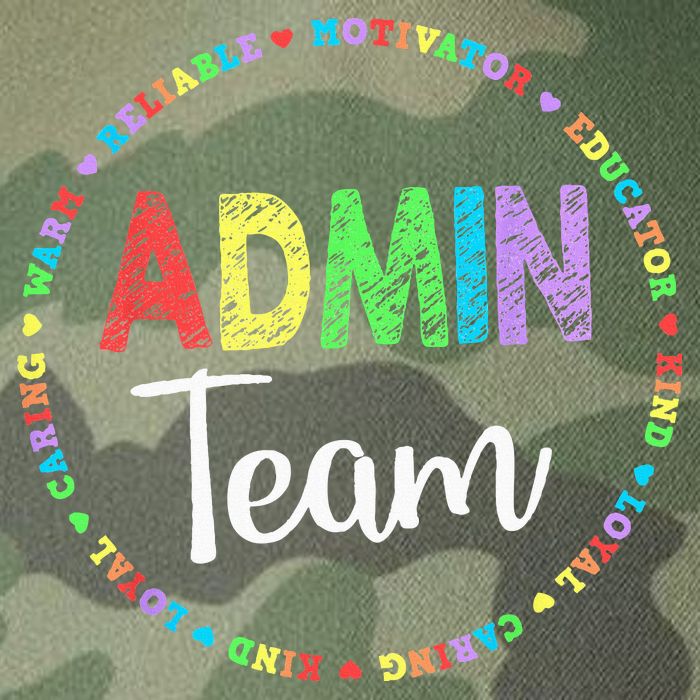 Admin Squad School Assistant Principal Team Administrator Legacy Tie Dye Trucker Hat