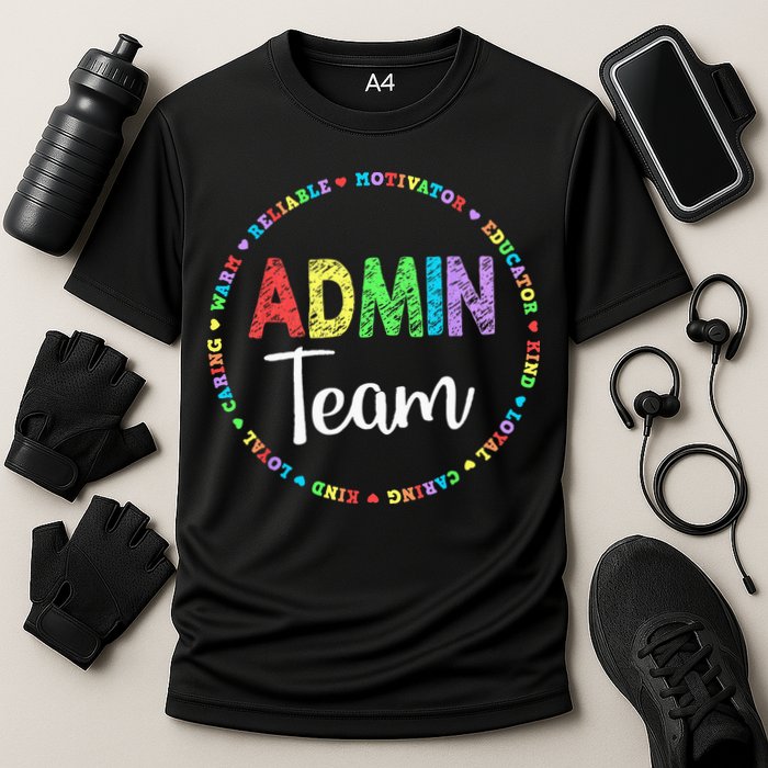 Admin Squad School Assistant Principal Team Administrator Performance Shirt