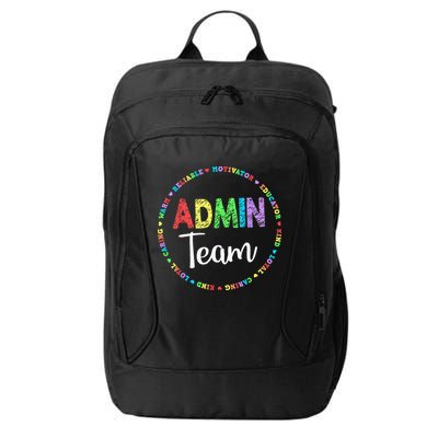 Admin Squad School Assistant Principal Team Administrator City Backpack