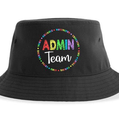 Admin Squad School Assistant Principal Team Administrator Sustainable Bucket Hat