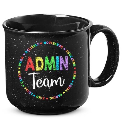 Admin Squad School Assistant Principal Team Administrator 15oz Campfire Ceramic Mug