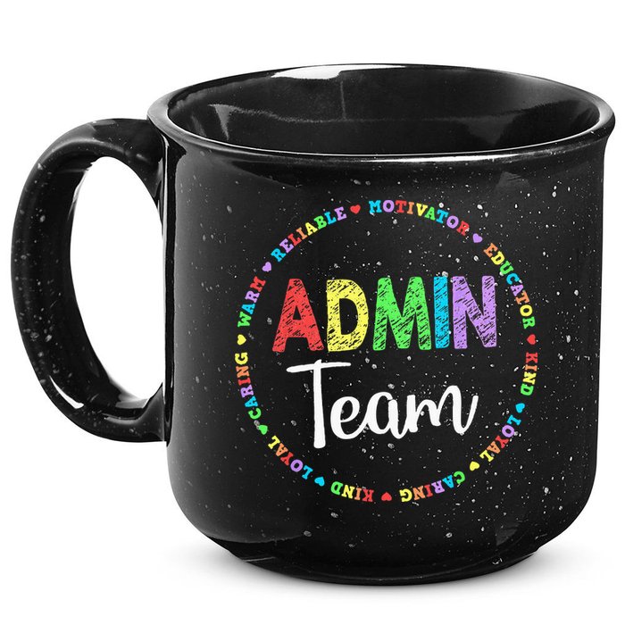 Admin Squad School Assistant Principal Team Administrator 15oz Campfire Ceramic Mug