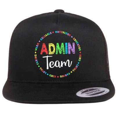 Admin Squad School Assistant Principal Team Administrator Flatbill Hat