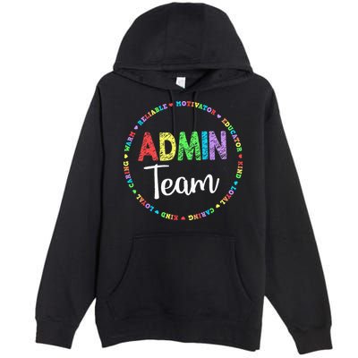Admin Squad School Assistant Principal Team Administrator Premium Pullover Hoodie