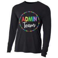 Admin Squad School Assistant Principal Team Administrator Cooling Performance Long Sleeve Crew