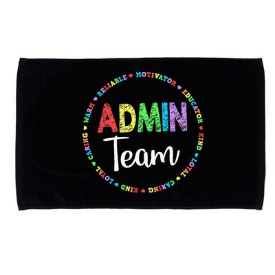 Admin Squad School Assistant Principal Team Administrator Microfiber Hand Towel