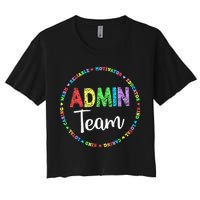 Admin Squad School Assistant Principal Team Administrator Crop Top