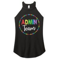 Admin Squad School Assistant Principal Team Administrator Women's Perfect Tri Rocker Tank
