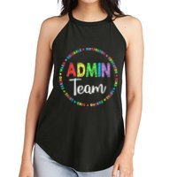 Admin Squad School Assistant Principal Team Administrator Women's Perfect Tri Rocker Tank