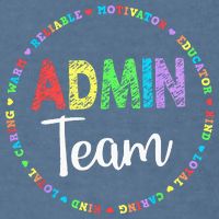 Admin Squad School Assistant Principal Team Administrator Garment-Dyed Sweatshirt