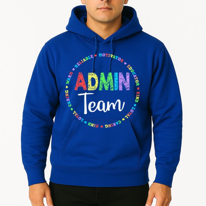 Admin Squad School Assistant Principal Team Administrator Hoodie