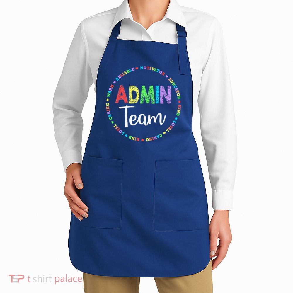 Admin Squad School Assistant Principal Team Administrator Apron