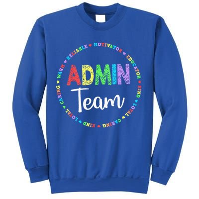Admin Squad School Assistant Principal Team Administrator Sweatshirt