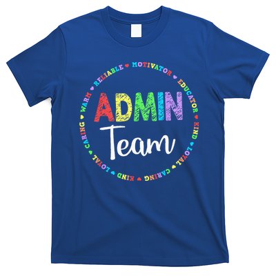 Admin Squad School Assistant Principal Team Administrator T-Shirt